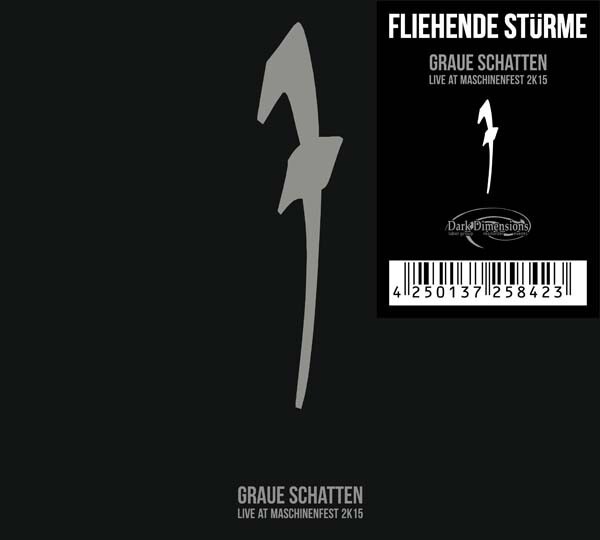 Cover FLIEHENDE STÜRME, graue schatten - live at maschinenfest 2k15