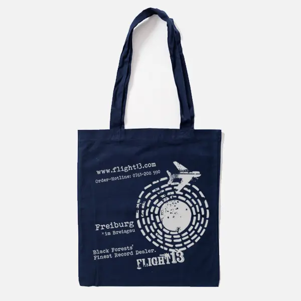 FLIGHT 13 – circle, schwarz (stofftasche) (Zubehör)