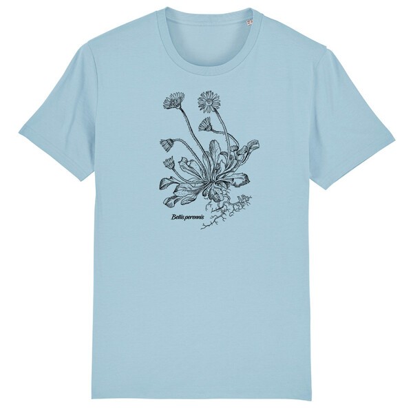 FLORASHIRT – gänseblümchen (boy), sky blue (Textil)