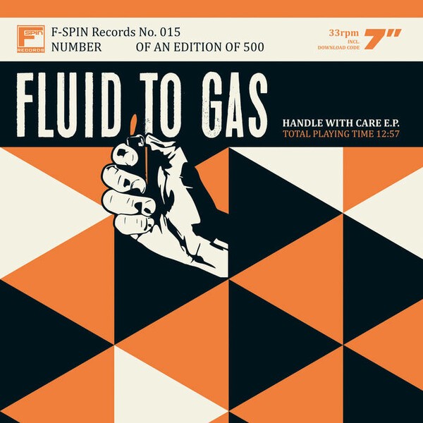 Cover FLUID TO GAS, handle with care