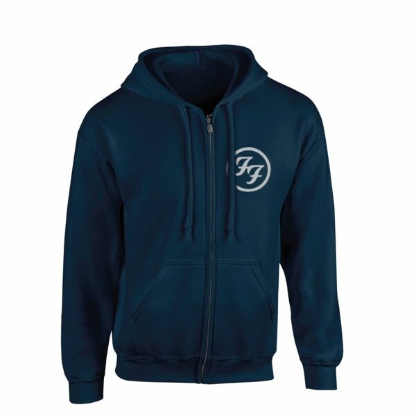 FOO FIGHTERS, the colour and the shape hoodie (boy) blue cover