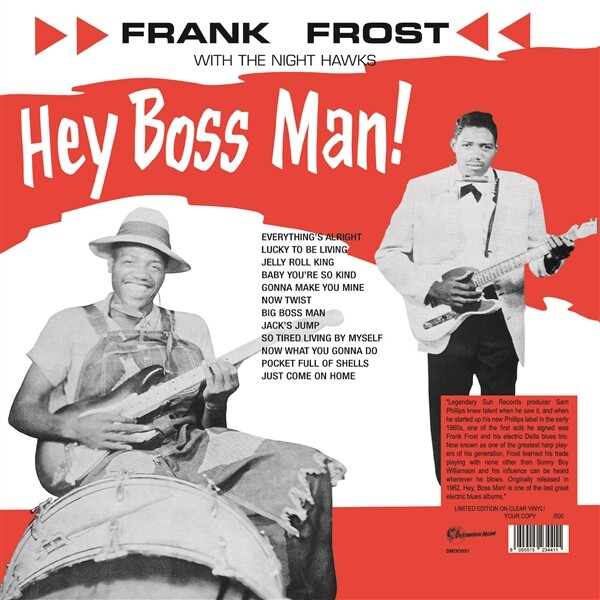 FRANK FROST WITH THE NIGHT HAWKS – hey boss man! (LP Vinyl)