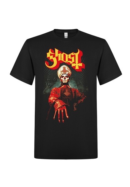 GHOST – papa worship (boy) black (Textil)