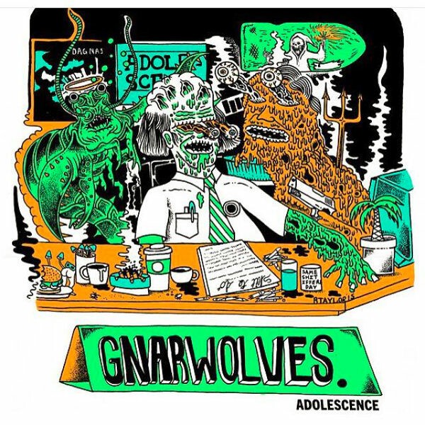 GNARWOLVES, adolescence cover