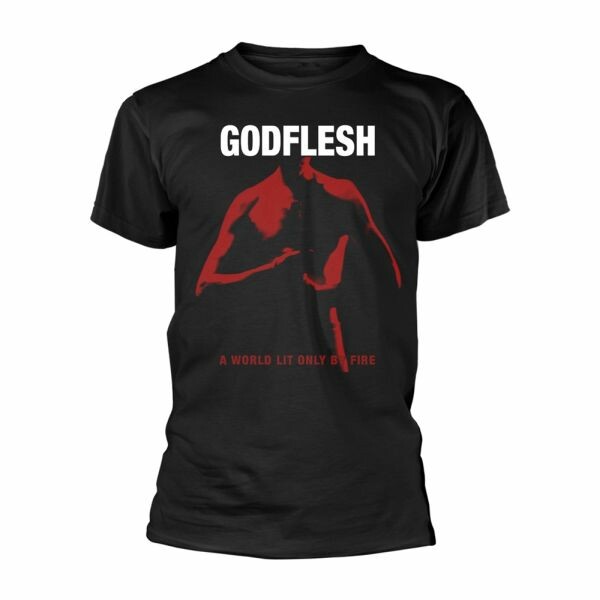 Cover GODFLESH, a world lit only by fire (boy) black