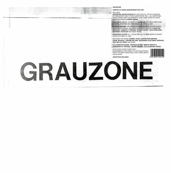 GRAUZONE – 40 years anniversary boxset (Boxen)