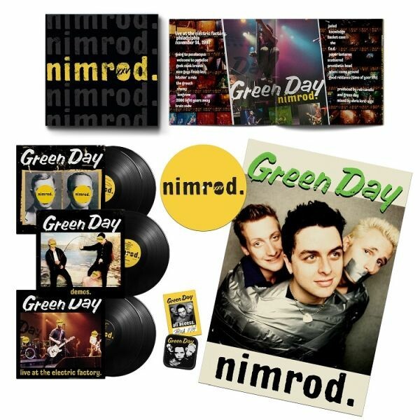 GREEN DAY, nimrod (25th anniversary edition) cover