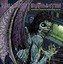 HELLBATS / IRRADIATES, iron maiden´s gonna get you no matter how far cover