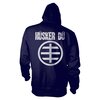 HÜSKER DÜ – circle logo 1 (boy) zipper blue (Textil)