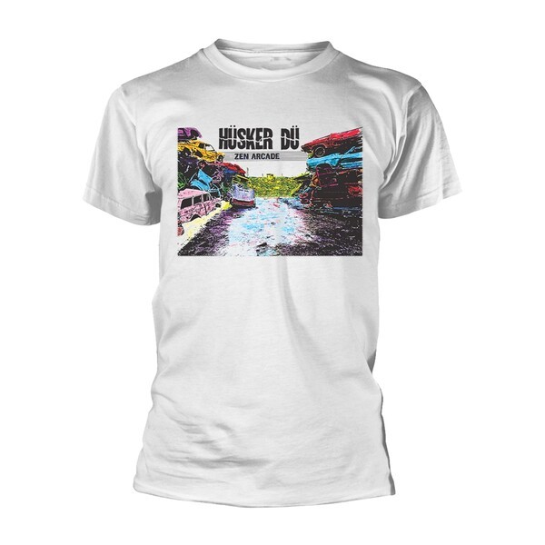 HÜSKER DÜ – zen arcade (boy) white (Textil)