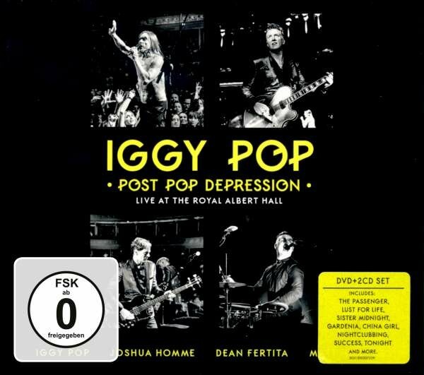 Cover IGGY POP, post pop depression live at robert albert hall