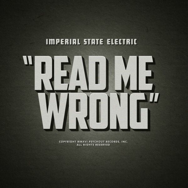 IMPERIAL STATE ELECTRIC, read me wrong cover