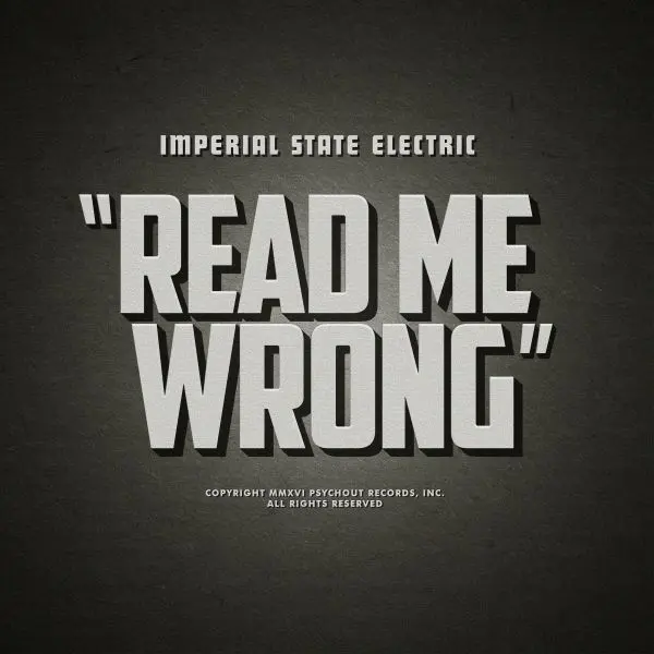 IMPERIAL STATE ELECTRIC – read me wrong (LP Vinyl)