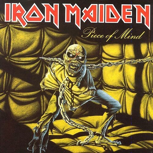 IRON MAIDEN, piece of mind cover
