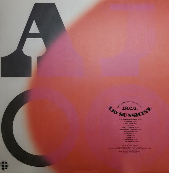J.C.R.G. – ajo sunshine (LP Vinyl)