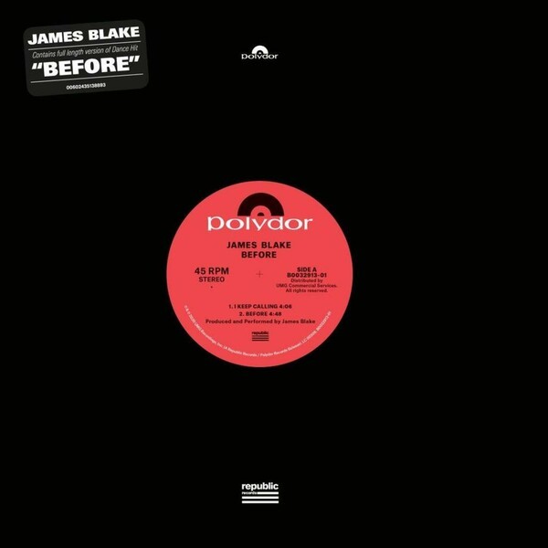 Cover JAMES BLAKE, before ep