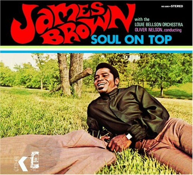 JAMES BROWN, soul on top cover