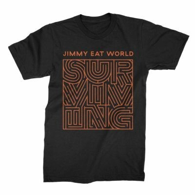 Cover JIMMY EAT WORLD, surviving cover (boy) black