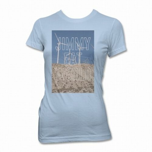 Cover JIMMY EAT WORLD, turbines (girl) light blue