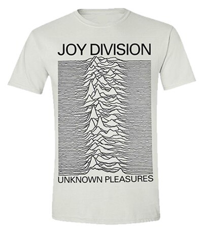 JOY DIVISION – unknown pleasures (boy) white (Textil)