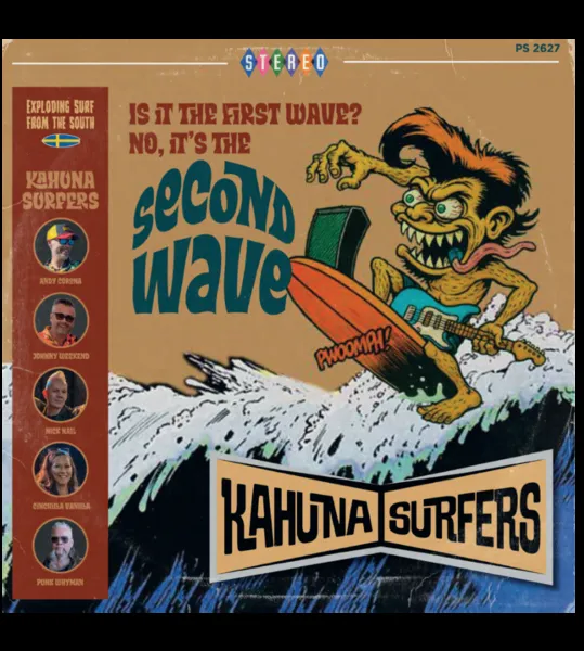 KAHUNA SURFERS – second wave (CD, LP Vinyl)