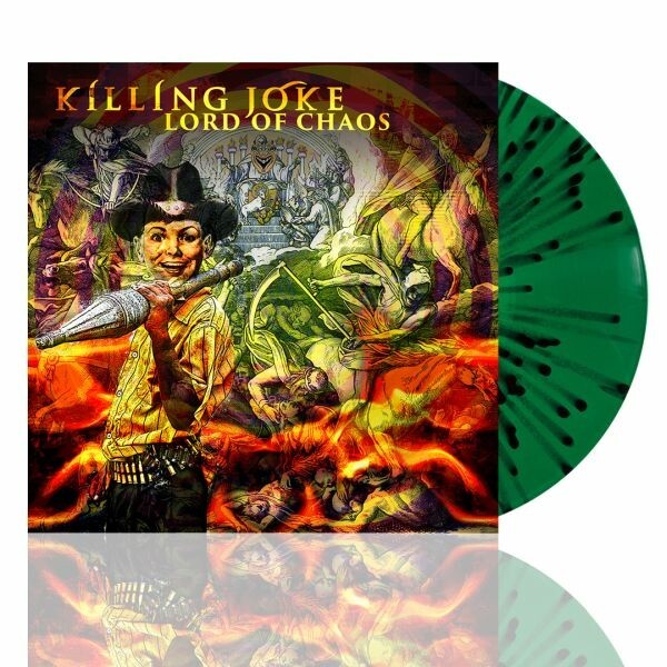 KILLING JOKE, lord of chaos (green & black splatter vinyl) cover