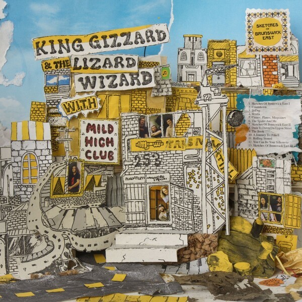 KING GIZZARD & THE LIZARD WIZARD, sketches of brunswick east cover