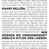 KNARF RELLÖM – wir müssen die vergangenheit... (Papier)