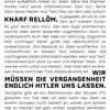 KNARF RELLÖM – wir müssen die vergangenheit... (Papier)