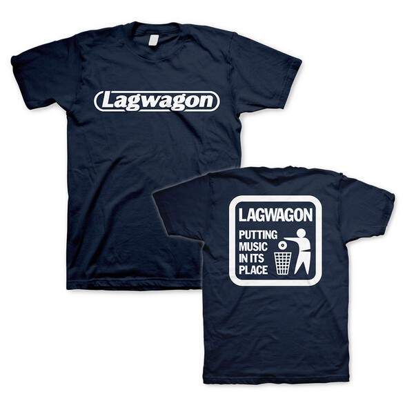 Cover LAGWAGON, putting music (boy) navy