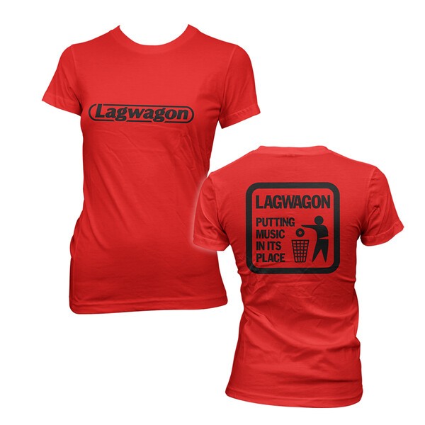 Cover LAGWAGON, putting music (girl) red