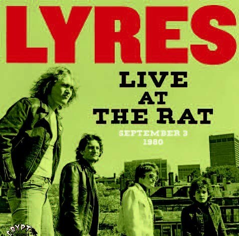 Cover LYRES, live at the rat, september 1980