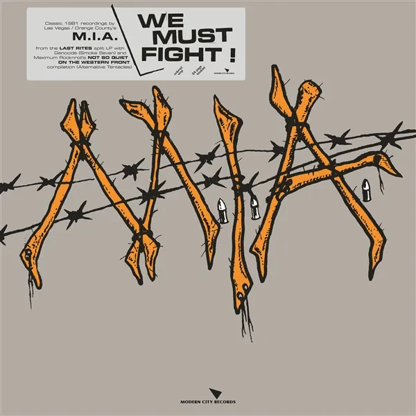 M.I.A. – we must fight (handscreened version - red vinyl) (LP Vinyl)