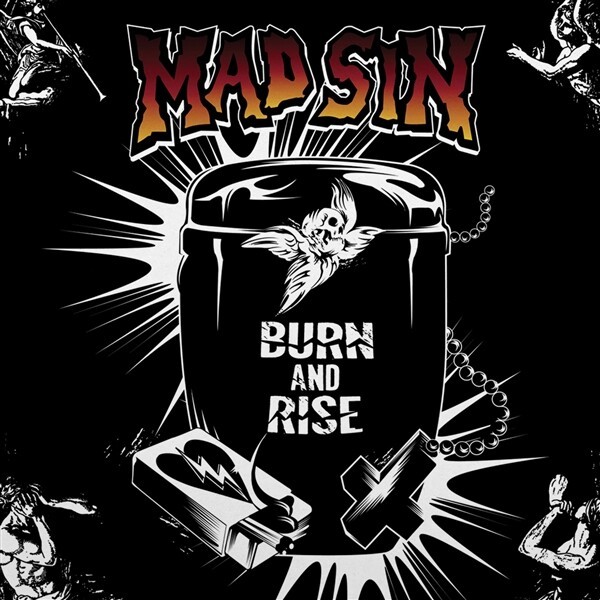 Cover MAD SIN, burn and rise