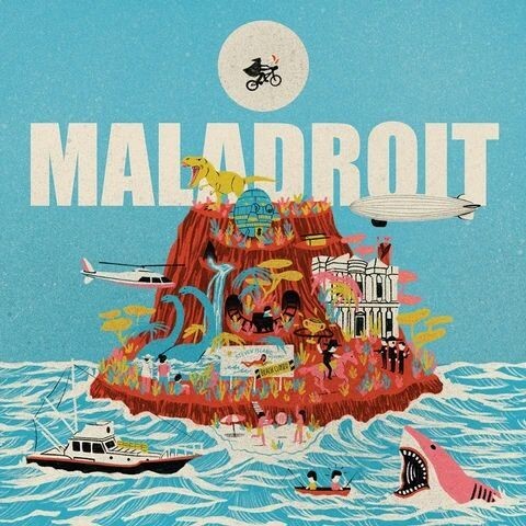 Cover MALADROIT, steven island ep