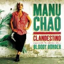 MANU CHAO, clandestino / bloody borders cover