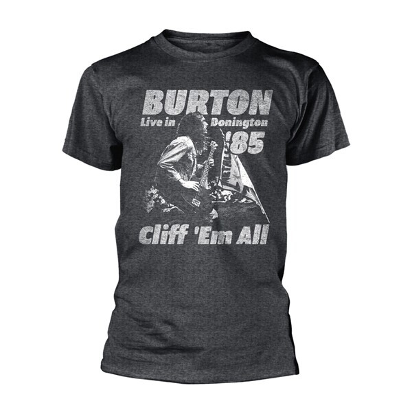 METALLICA – cliff burton flag retro (boy) grey (Textil)