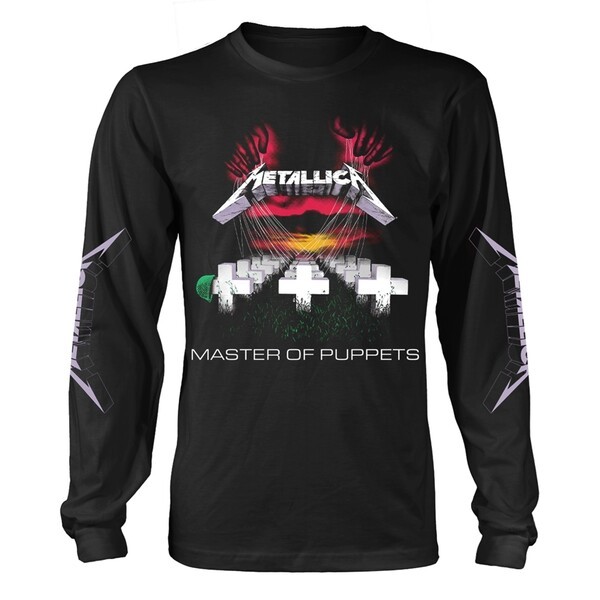 METALLICA, master of puppets LS black cover