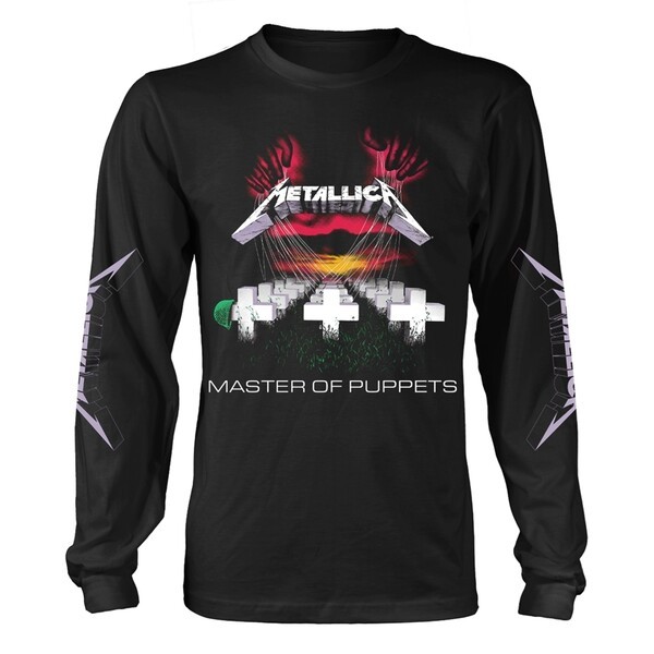 METALLICA – master of puppets LS black (Textil)