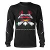 METALLICA – master of puppets LS black (Textil)