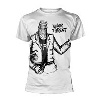 MINOR THREAT – bottle man (boy) white (Textil)