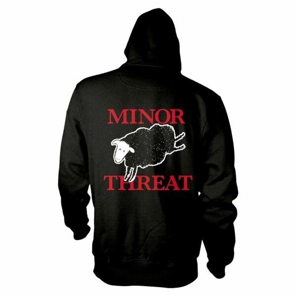 MINOR THREAT, out of step (zip-hoodie) black cover