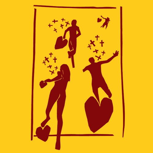 Cover MIRJAM DIJKEMA, running (girl), spectra yellow