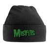 MISFITS – knitted ski hat green logo (Zubehör)