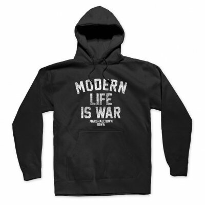 MODERN LIFE IS WAR, logo (boy) black cover