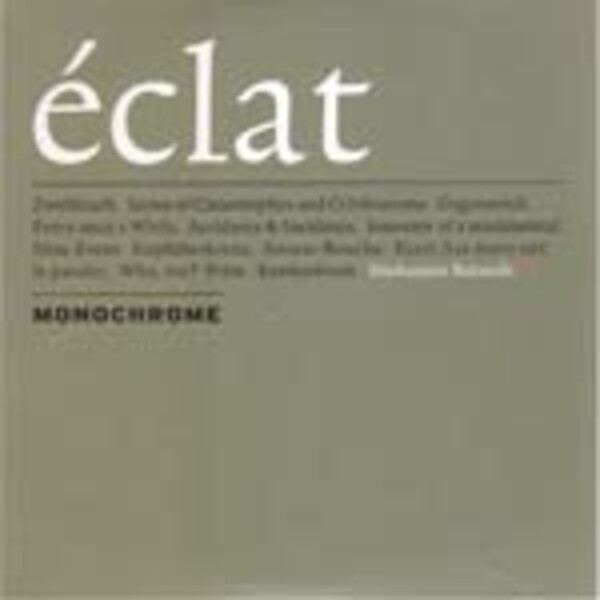 Cover MONOCHROME, eclat