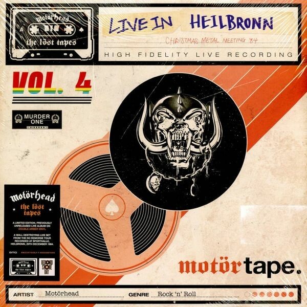 Cover MOTÖRHEAD, löst tapes vol. 4 RSD23