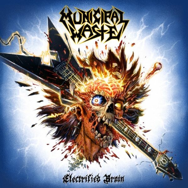 Cover MUNICIPAL WASTE, electrified brain