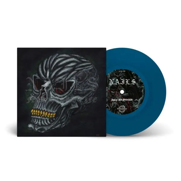 NAILS – fear based life (sea blue vinyl) (7" Vinyl)