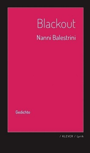 NANNI BALESTRINI – blackout (Papier)